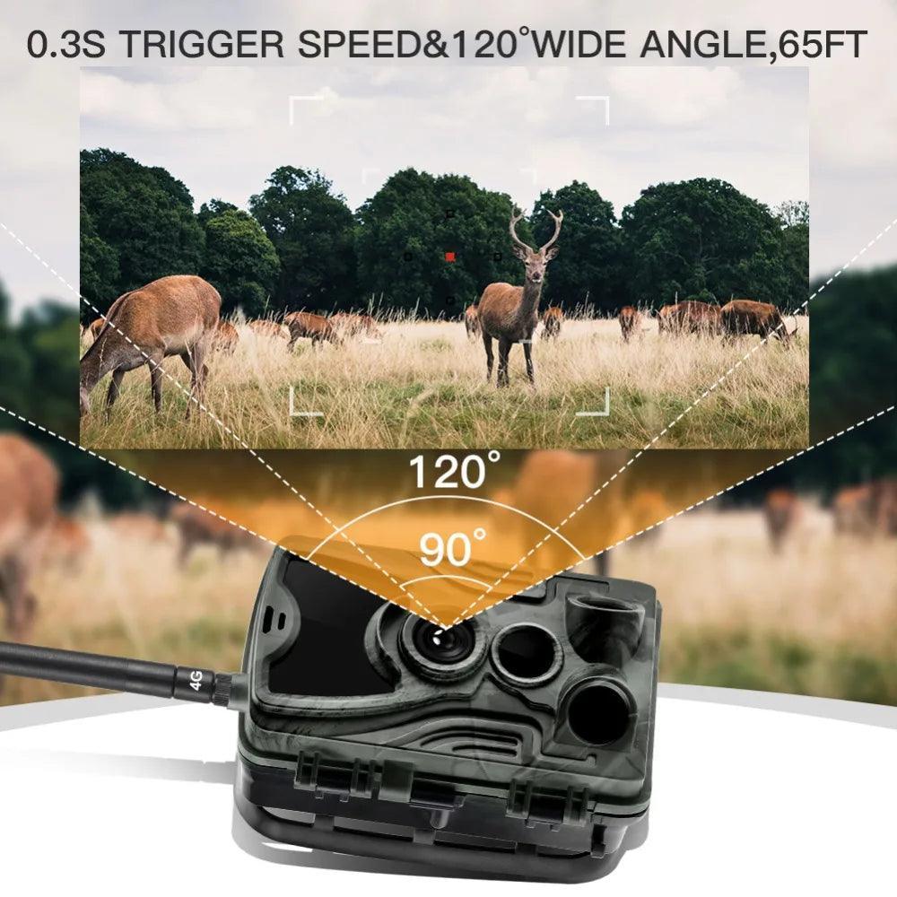 Camera De Chasse HC801PRO 4G 4K 30MP En Direct Et Enregistrement Could - Adriansécurité